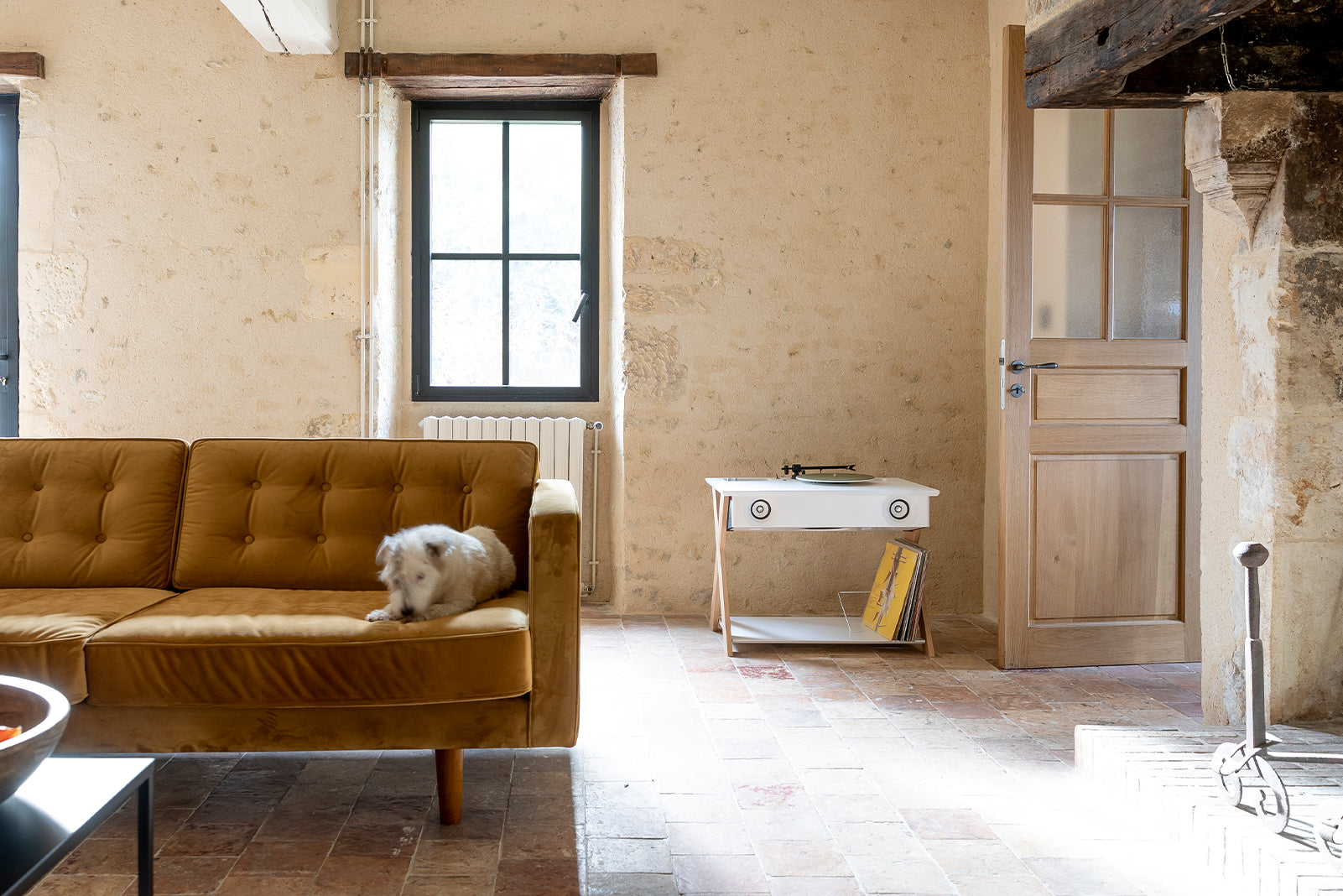 LX X Giradischi Antracite / Rovere