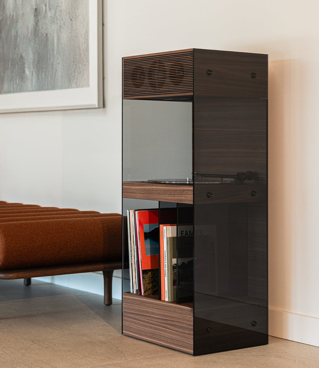 PR Alta La Boite concept audio furniture connected speaker and turntable