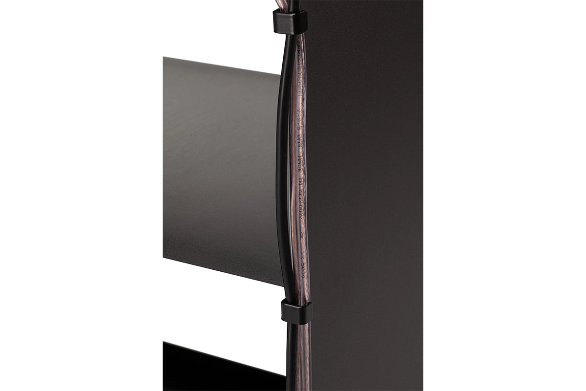 Console Vinyles Acier - Noir