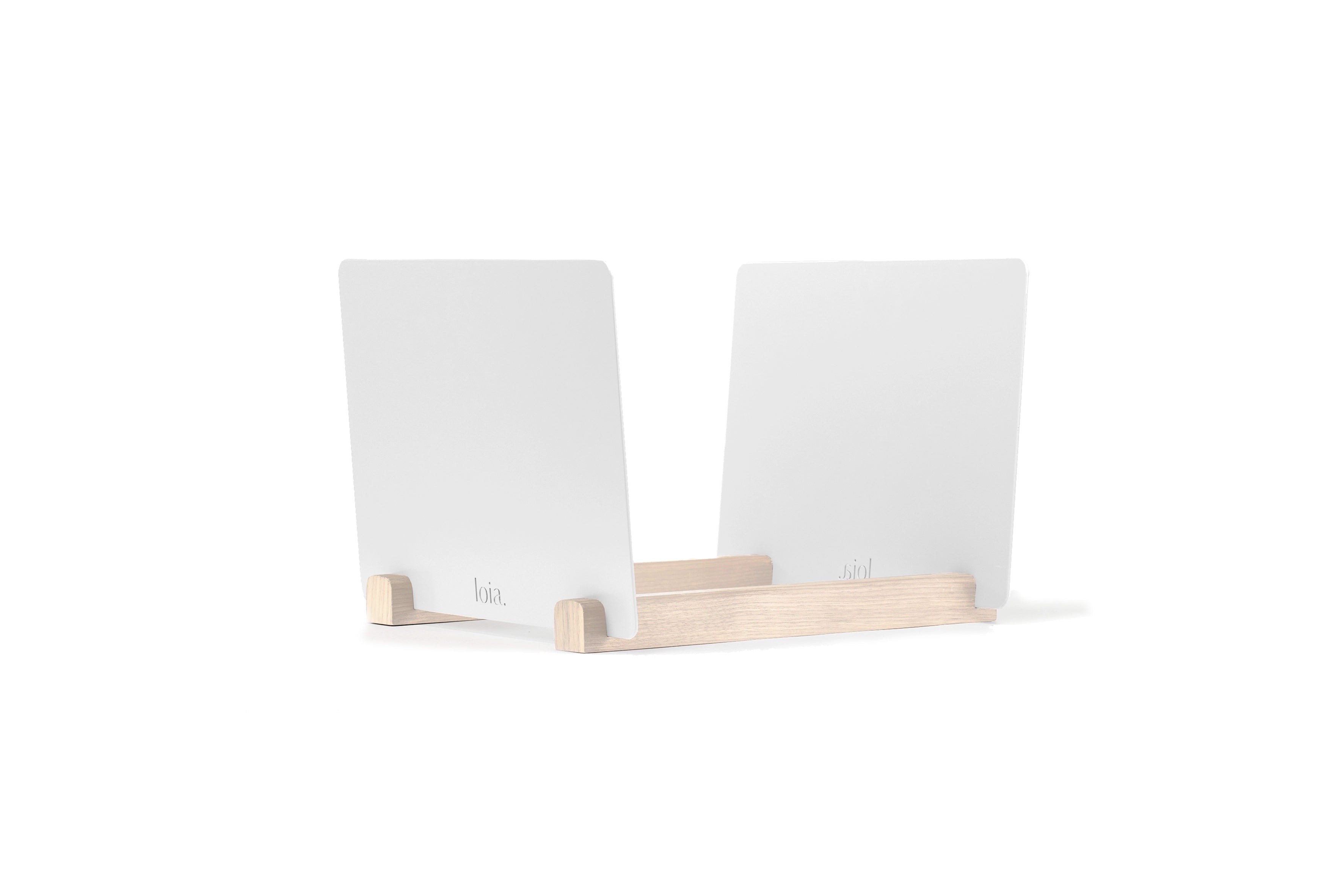 Vinyl Pack - SQUARE turntable & White Vinyl Rack