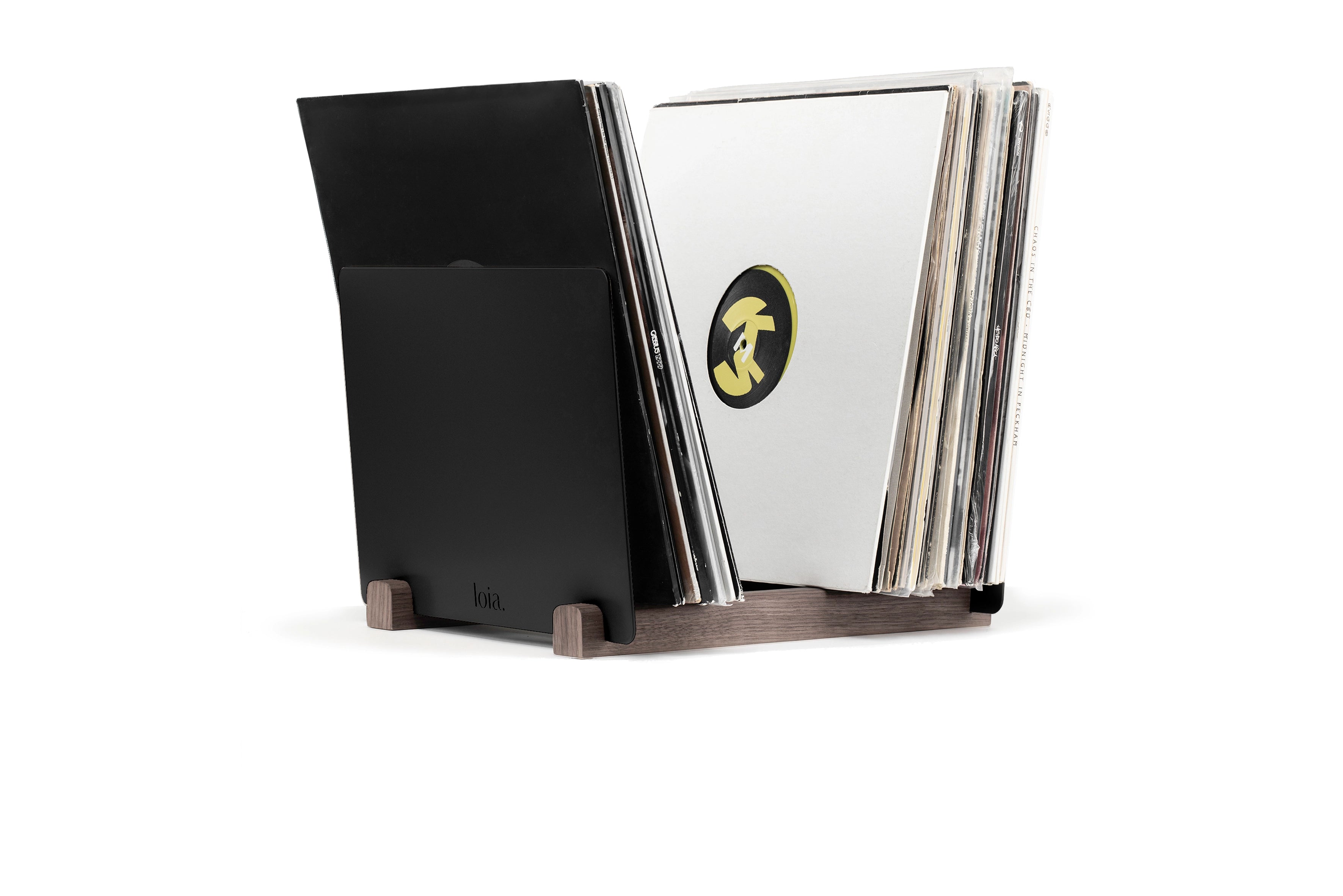 Vinyl Pack - SQUARE turntable & Black Vinyl Rack