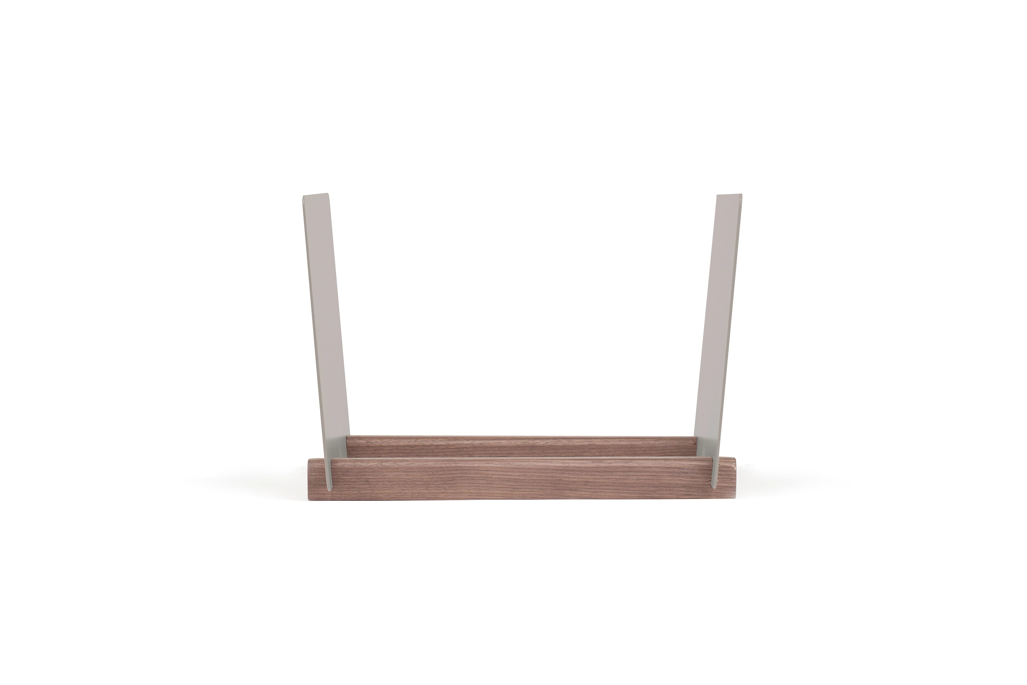 Le Rangement Vinyles Taupe & Noyer - Loia