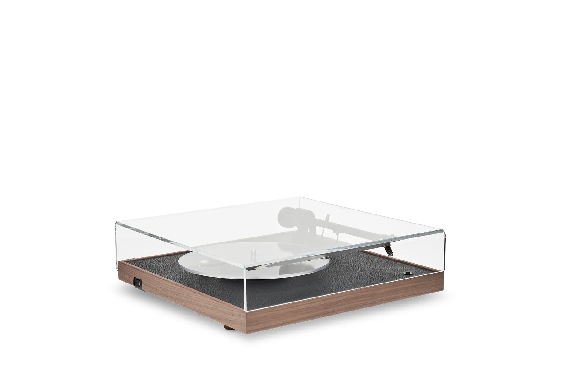 Square CC Vinyl Turntable Walnut