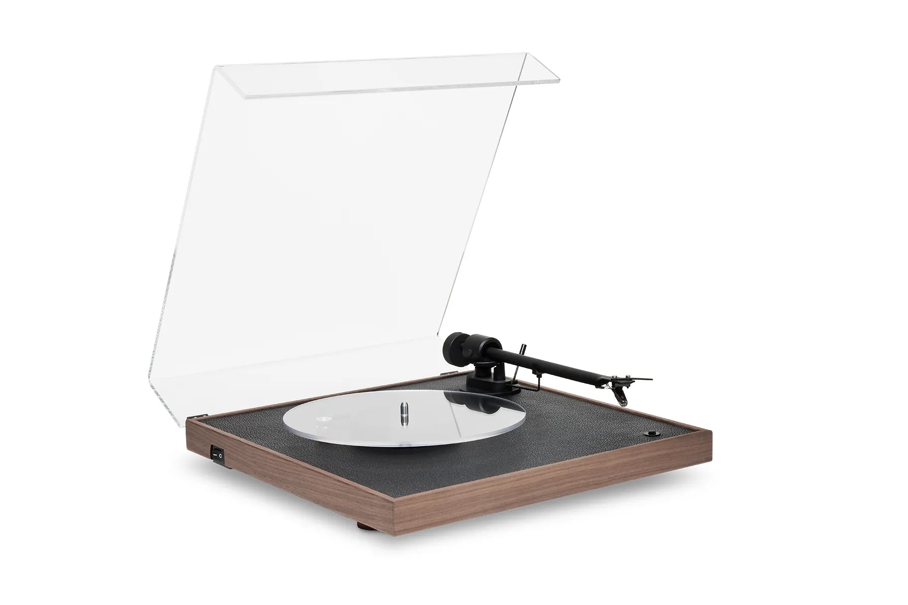 Square CC Vinyl Turntable Walnut