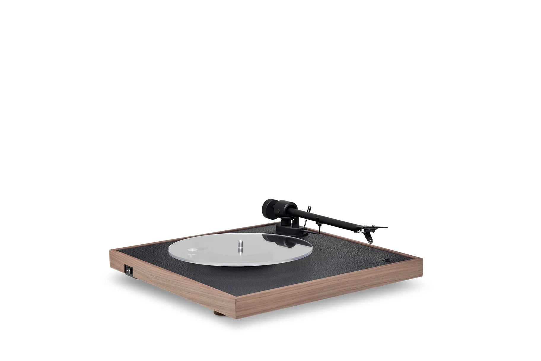 Square CC Vinyl Turntable Walnut