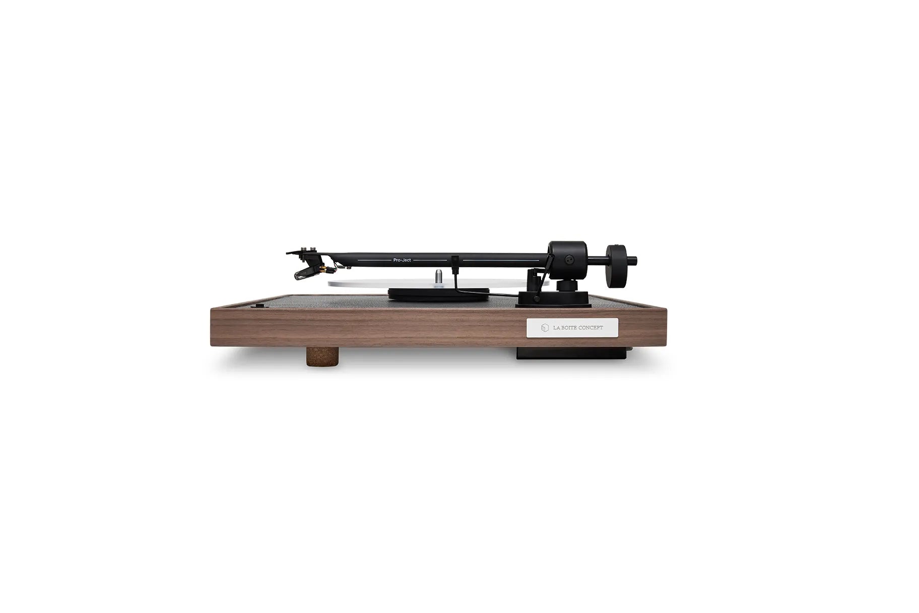 Square CC Vinyl Turntable Walnut