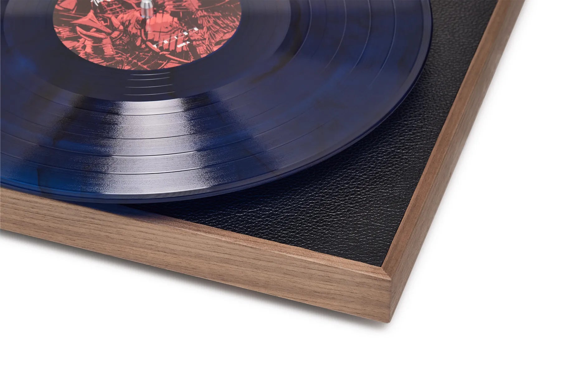 Square CC Vinyl Turntable Walnut