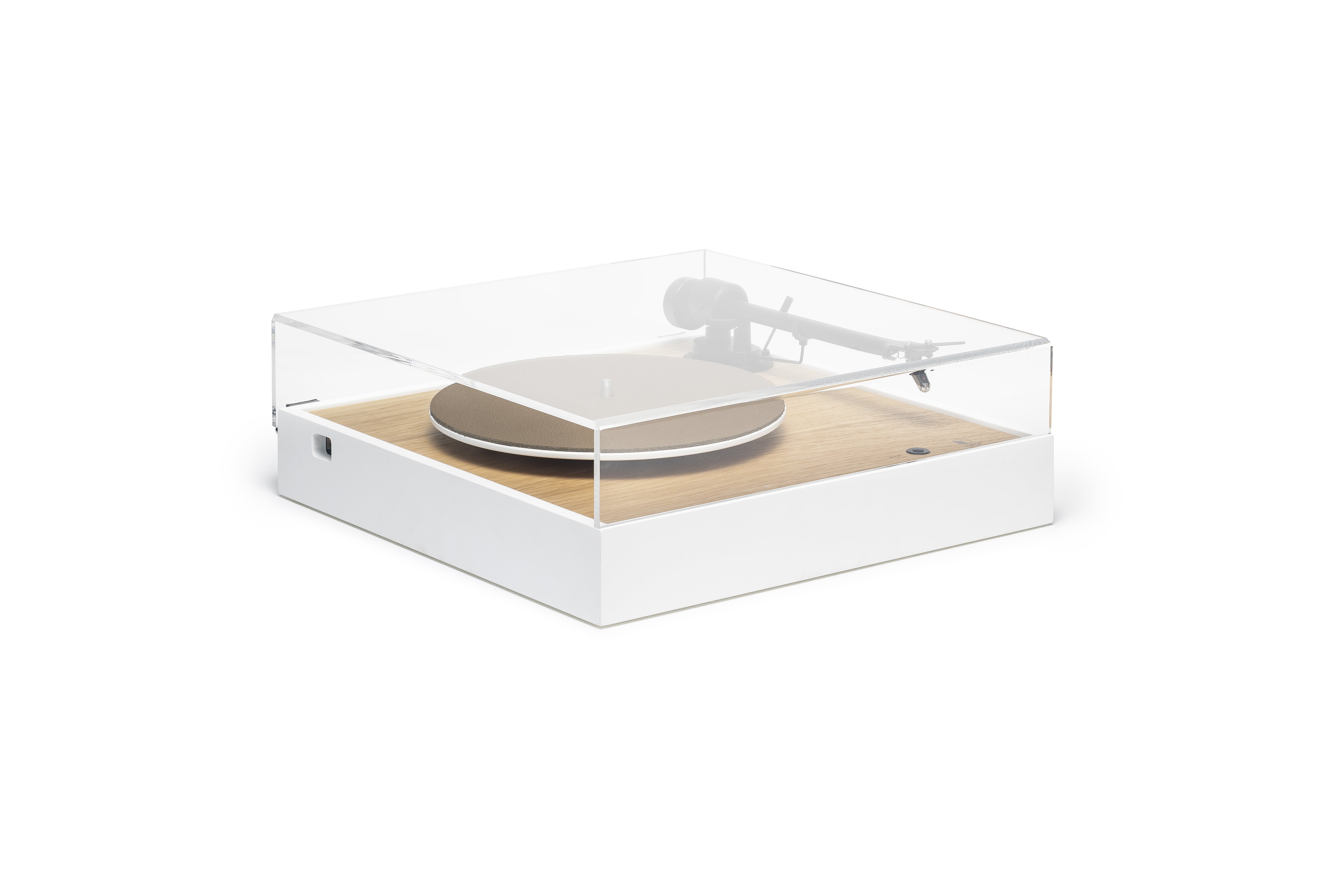 Vinyl Pack - SQUARE turntable & White Vinyl Rack