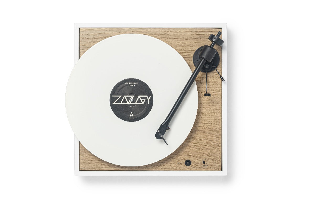 Vinyl Pack - SQUARE turntable & White Vinyl Rack