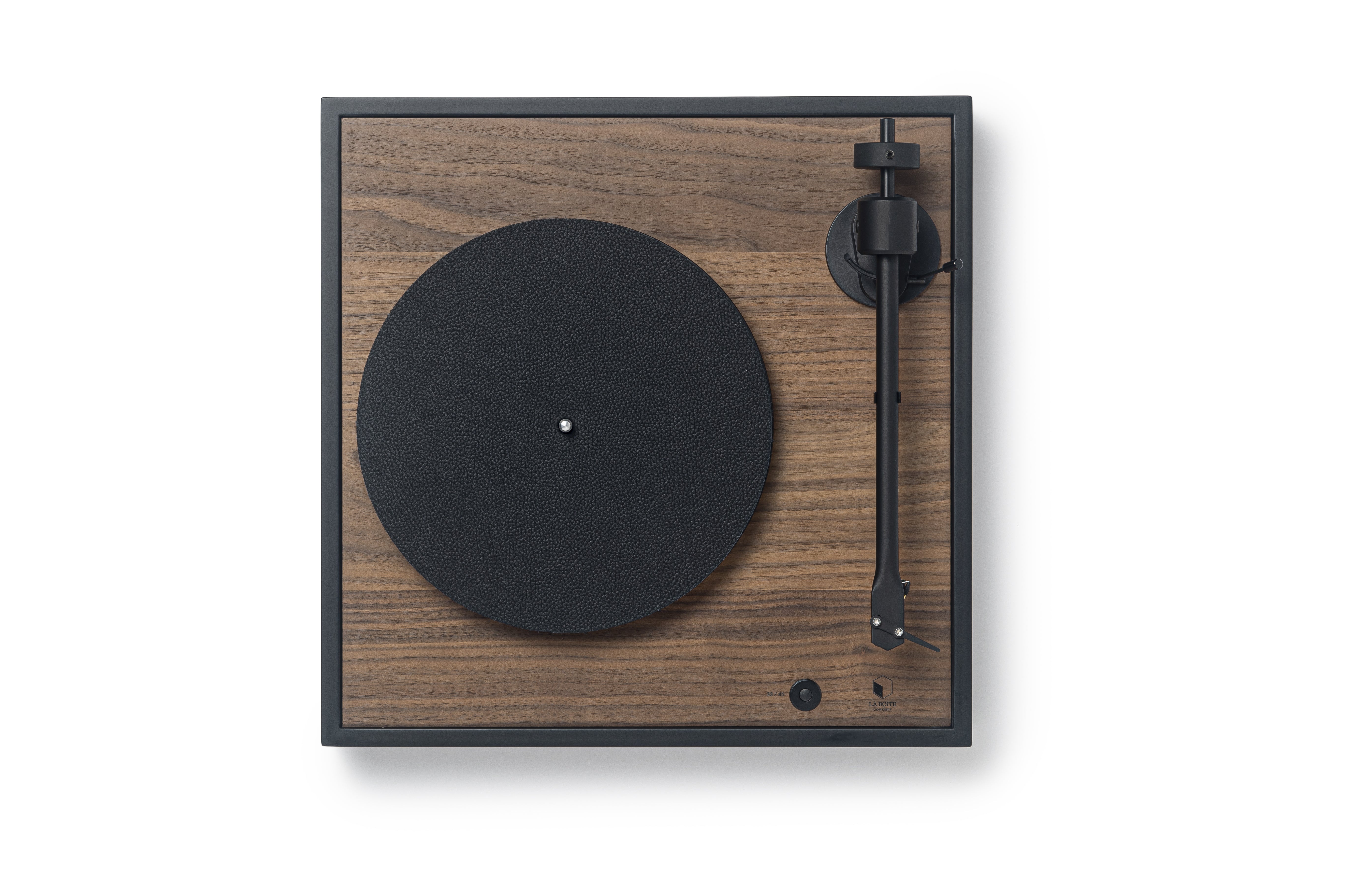 Square Turntable Walnut