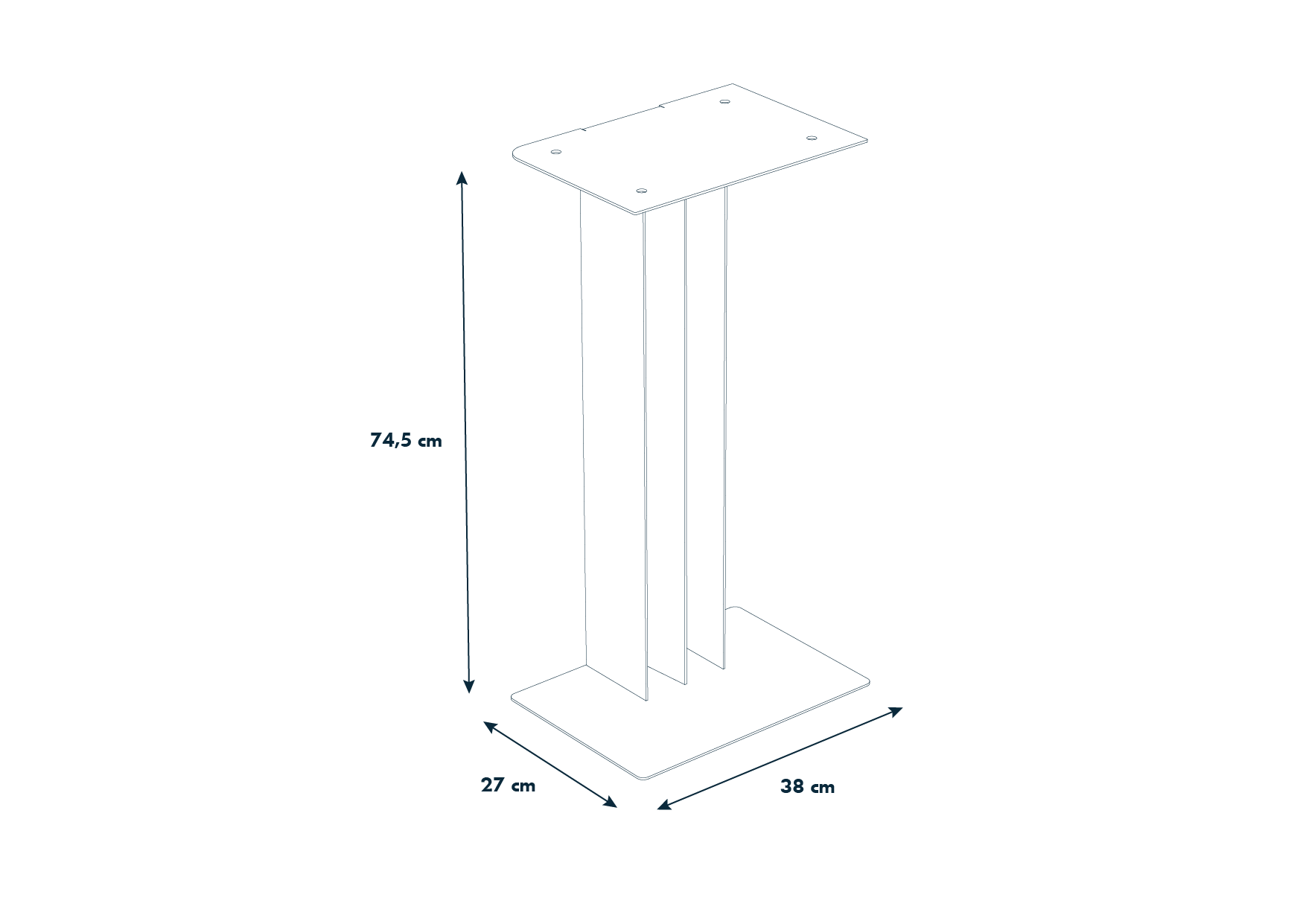 PR link foot dimensions